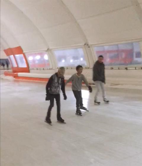 Schaatsbaan binnen